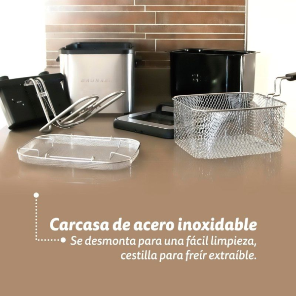 Freidora Grunkel Maxi Fry Pro/ 3000W/ Capacidad 4.2L