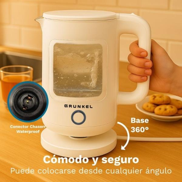 Hervidor de Agua HV-18CWPBL/ 1500W/ Capacidad 1.8L