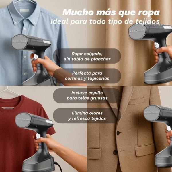 Plancha Vertical Grunkel PV-1600GSO/ 1600W/ Depósito 310ml