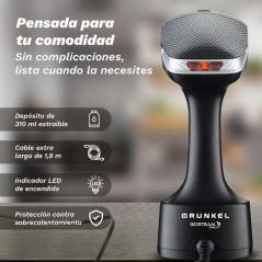 Plancha Vertical Grunkel PV-1600GSO/ 1600W/ Depósito 310ml