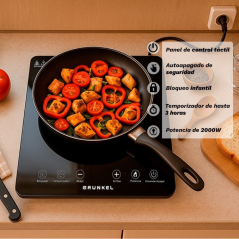 Vitrocerámica por Infrarrojos Grunkel IFR-2000/ 1 placa 370x290mm/ 2000W