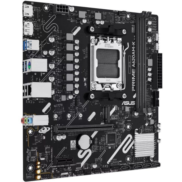 Placa Base Asus A620AM-K Socket AM5/ DDR5/ PCIe 4.0/ Micro ATX