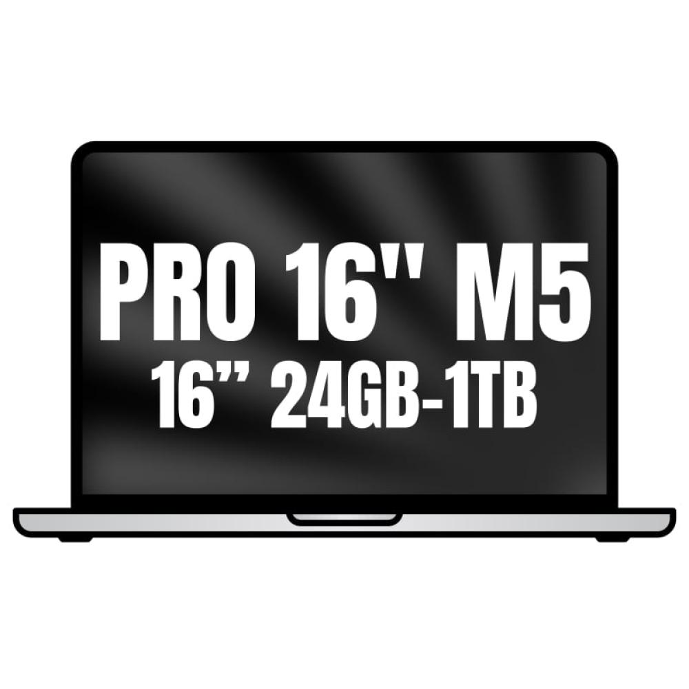 Apple Macbook Pro 16'/ M5 Pro 18-Core CPU/ 24GB/ 1TB SSD/ 20-Core GPU/ Plata