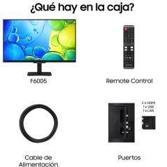Televisor Samsung F6005 TU24F6005FK 24'/ Full HD/ Smart TV/ WiFi