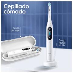Cepillo Dental Oral-B iO Serie 8N/ Incluye 2 Recambios/ Blanco