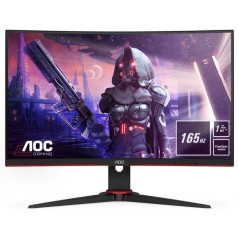 Monitor Gaming Curvo AOC C24G2AE 23.6'/ Full HD/ Multimedia/ Negro - Imagen 1