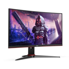 Monitor Gaming Curvo AOC C24G2AE 23.6'/ Full HD/ Multimedia/ Negro - Imagen 2