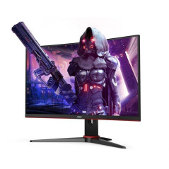 Monitor Gaming Curvo AOC C24G2AE 23.6'/ Full HD/ Multimedia/ Negro - Imagen 4