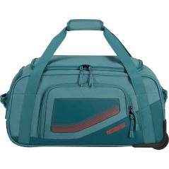 Bolsa de Viaje con Ruedas American Tourister City Racer S/ 55x35x25cm/ 2 Ruedas/ Azul Verdoso