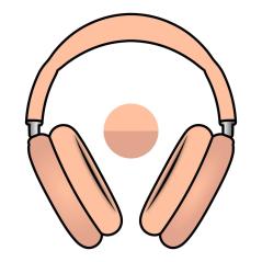 Auriculares Bluetooth Apple Airpods Max 2 USB-C/ Naranja