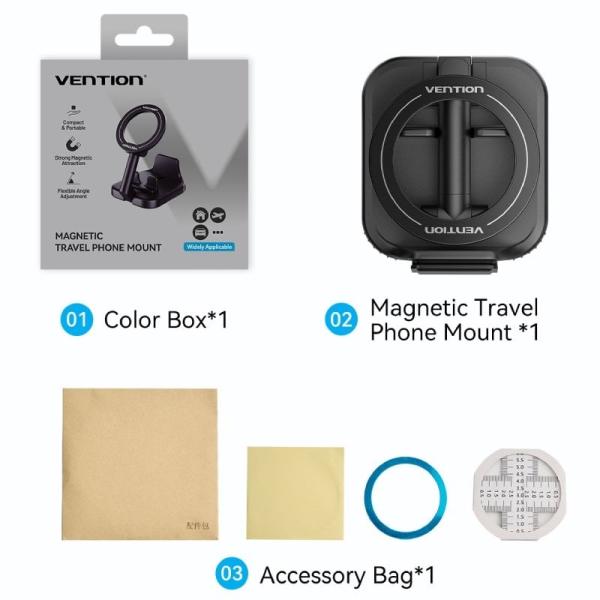 Soporte para Smartphone Vention KSNB0/ Negro