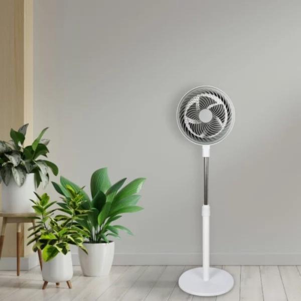 Ventilador de Pie Daewoo DW9001/ 80W/ 5 Aspas 25cm/ 3 Velocidades