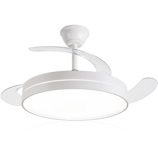 Ventilador de Techo Daewoo con aspas retráctiles DW5008/ 30W/ 3 Aspas/ 6 Velocidades