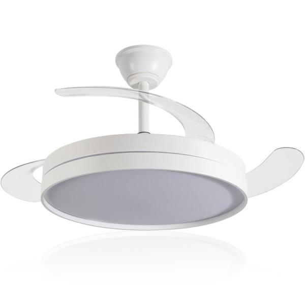 Ventilador de Techo Daewoo con aspas retráctiles DW5008/ 30W/ 3 Aspas/ 6 Velocidades