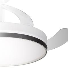 Ventilador de Techo Daewoo con aspas retráctiles DW5009/ 30W/ 3 Aspas/ 6 Velocidades