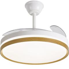Ventilador de Techo Daewoo con aspas retráctiles DW5010/ 30W/ 3 Aspas/ 6 Velocidades