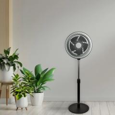 Ventilador de Pie Daewoo DW9004/ 90W/ 5 Aspas 30cm/ 3 Velocidades