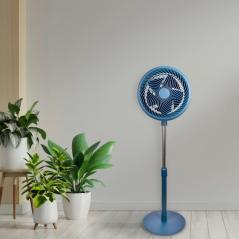 Ventilador de Pie Daewoo DW9004/ 90W/ 5 Aspas 30cm/ 3 Velocidades