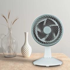 Ventilador de Sobremesa Daewoo DW9009/ 80W/ 5 Aspas 25cm/ 3 Velocidades