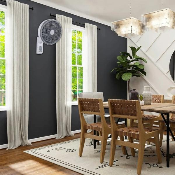 Ventilador de Pared Daewoo DW9011/ 80W/ 5 Aspas 25cm/ 3 Velocidades