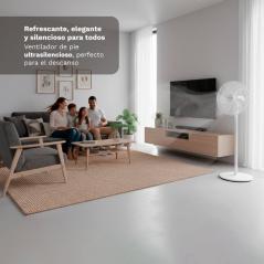 Ventilador de Pie Grunkel FS-14PR/ 30W/ 7 Aspas 35cm/ 12 Velocidades
