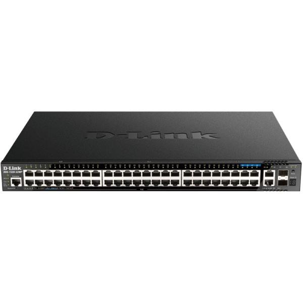 Switch Gestionable D-Link DGS-1520-52MP/E 52 Puertos/ RJ-45 2.5Gbps/ SFP/ PoE
