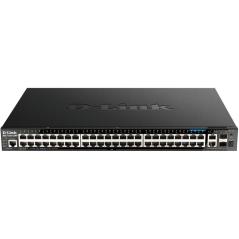 Switch Gestionable D-Link DGS-1520-52MP/E 52 Puertos/ RJ-45 2.5Gbps/ SFP/ PoE