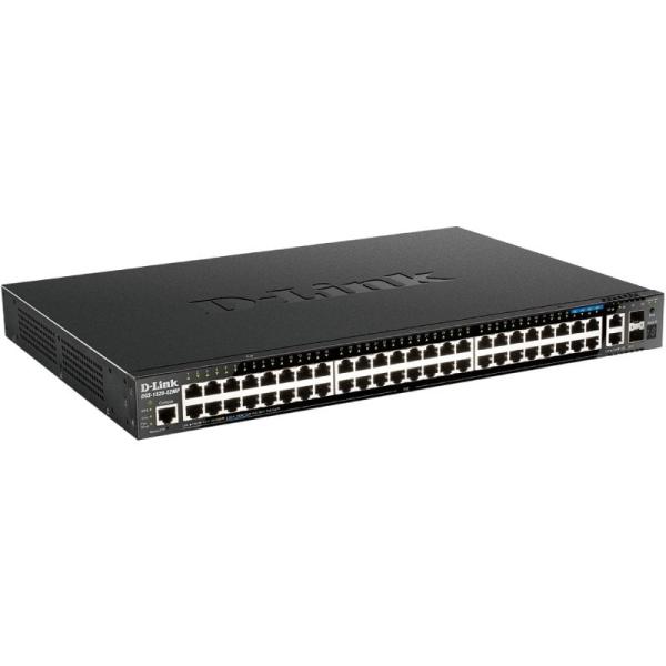 Switch Gestionable D-Link DGS-1520-52MP/E 52 Puertos/ RJ-45 2.5Gbps/ SFP/ PoE
