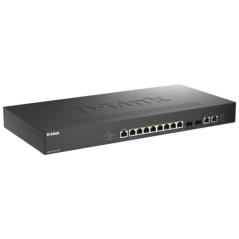 Switch Gestionable D-Link DMS-1250-12TP 10 Puertos/ RJ-45 100/1000/2.5G/ PoE/ SFP