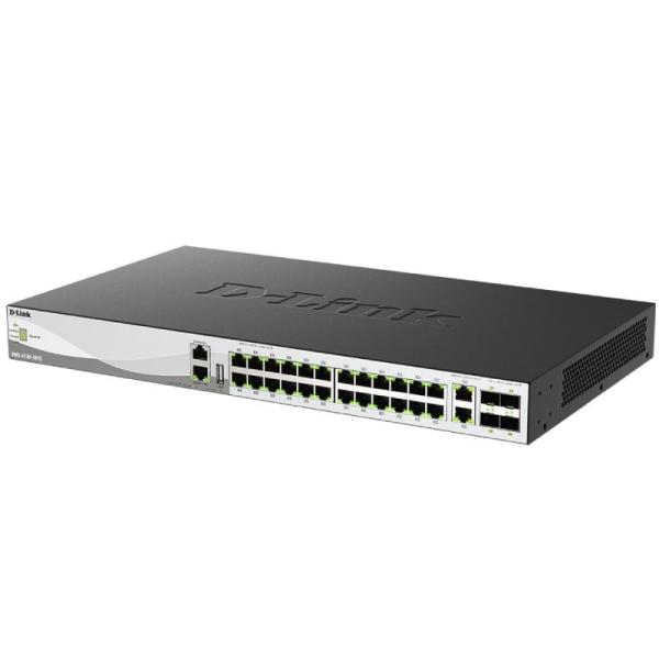 Switch D-Link DMS-3130-30TS 26 Puertos/ RJ-45 Gigabit 10Gbps/ PoE/ SFP