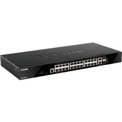 Switch Gestionable D-Link DGS-1520-28/E 24 Puertos/ RJ-45 10/100/1000/ SFP