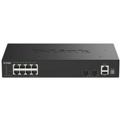 Switch Gestionable D-Link DGS-1530-10/E 8 Puertos/ RJ-45 Gigabit 10/100/1000/10G/ SFP