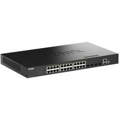 Switch Gestionable D-Link DGS-1530-28P/E 24 Puertos/ RJ-45 10/100/1000/ PoE/ SFP