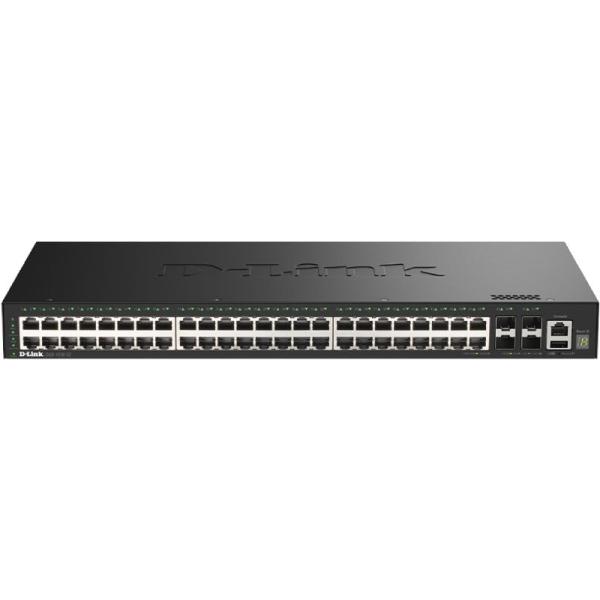 Switch Gestionable D-Link DGS-1530-52/E 48 Puertos/ RJ-45 10Gbps/ SFP/ PoE