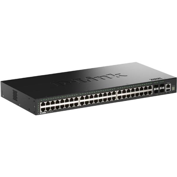 Switch Gestionable D-Link DGS-1530-52/E 48 Puertos/ RJ-45 10Gbps/ SFP/ PoE