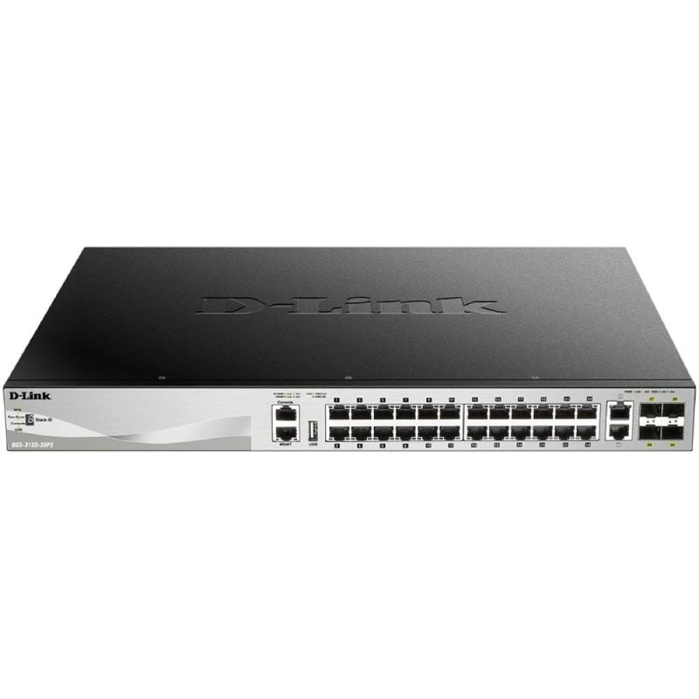 Switch Gestionable D-Link DGS-3130-30TS/E 26 Puertos/ RJ-45 10/100/1000/ SFP