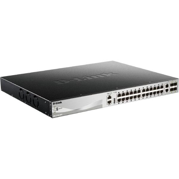 Switch Gestionable D-Link DGS-3130-30TS/E 26 Puertos/ RJ-45 10/100/1000/ SFP
