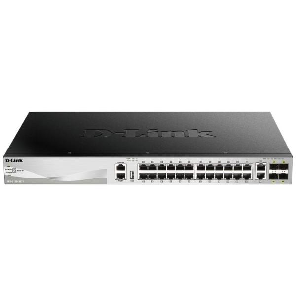 Switch Gestionable D-Link DGS-3130-30S/E 28 Puertos/ RJ-45 10/100/1000/ SFP