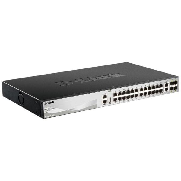 Switch Gestionable D-Link DGS-3130-30S/E 28 Puertos/ RJ-45 10/100/1000/ SFP
