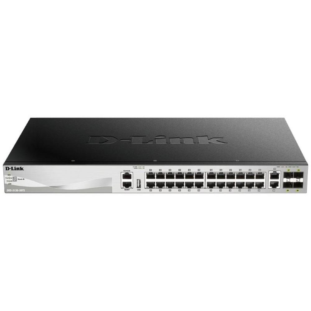 Switch Gestionable D-Link DGS-3130-30TS/E 24 Puertos/ RJ-45 10/100/1000/ SFP