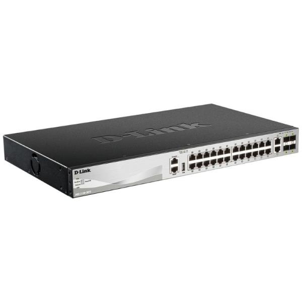 Switch Gestionable D-Link DGS-3130-30TS/E 24 Puertos/ RJ-45 10/100/1000/ SFP