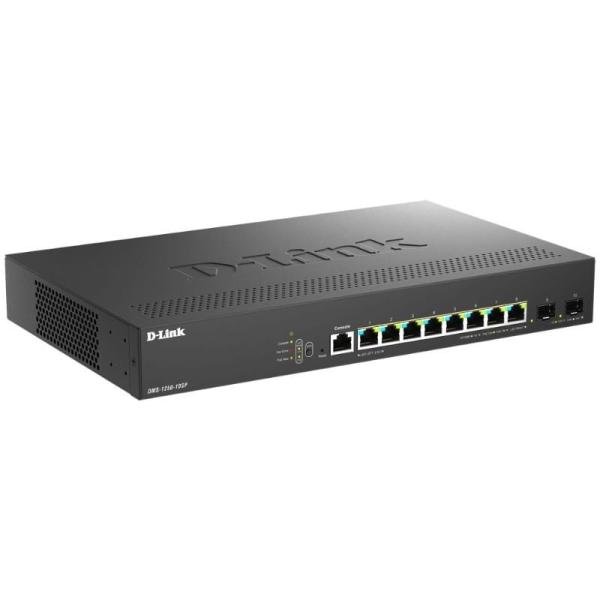 Switch D-Link DMS-1250-10SP/E 8 Puertos/ RJ-45 Gigabit 100/1000/2.5G/ SFP/ PoE