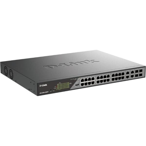 Switch Gestionable D-Link DSS-200G-28MPP 24 Puertos/ RJ-45 10/100/1000/ PoE++/ SFP