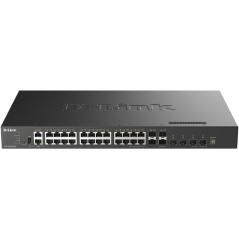 Switch Gestionable D-Link DXS-3410-32XY 24 Puertos/ RJ-45 10Gbps/ SFP/ PoE