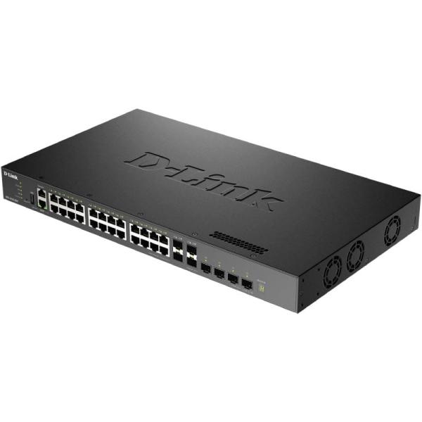 Switch Gestionable D-Link DXS-3410-32XY 24 Puertos/ RJ-45 10Gbps/ SFP/ PoE