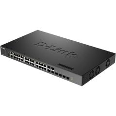 Switch Gestionable D-Link DXS-3410-32XY 24 Puertos/ RJ-45 10Gbps/ SFP/ PoE