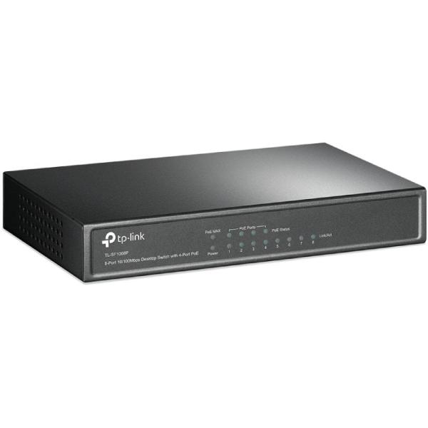 Switch TP-Link SF1008P 8 Puertos/ RJ-45 10/100 PoE