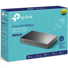 Switch TP-Link SF1008P 8 Puertos/ RJ-45 10/100 PoE
