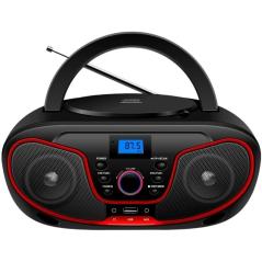 Radio CD Daewoo DW3013/ 4W/ Rojo