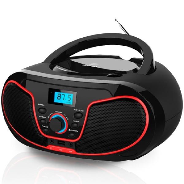 Radio CD Daewoo DW3013/ 4W/ Rojo